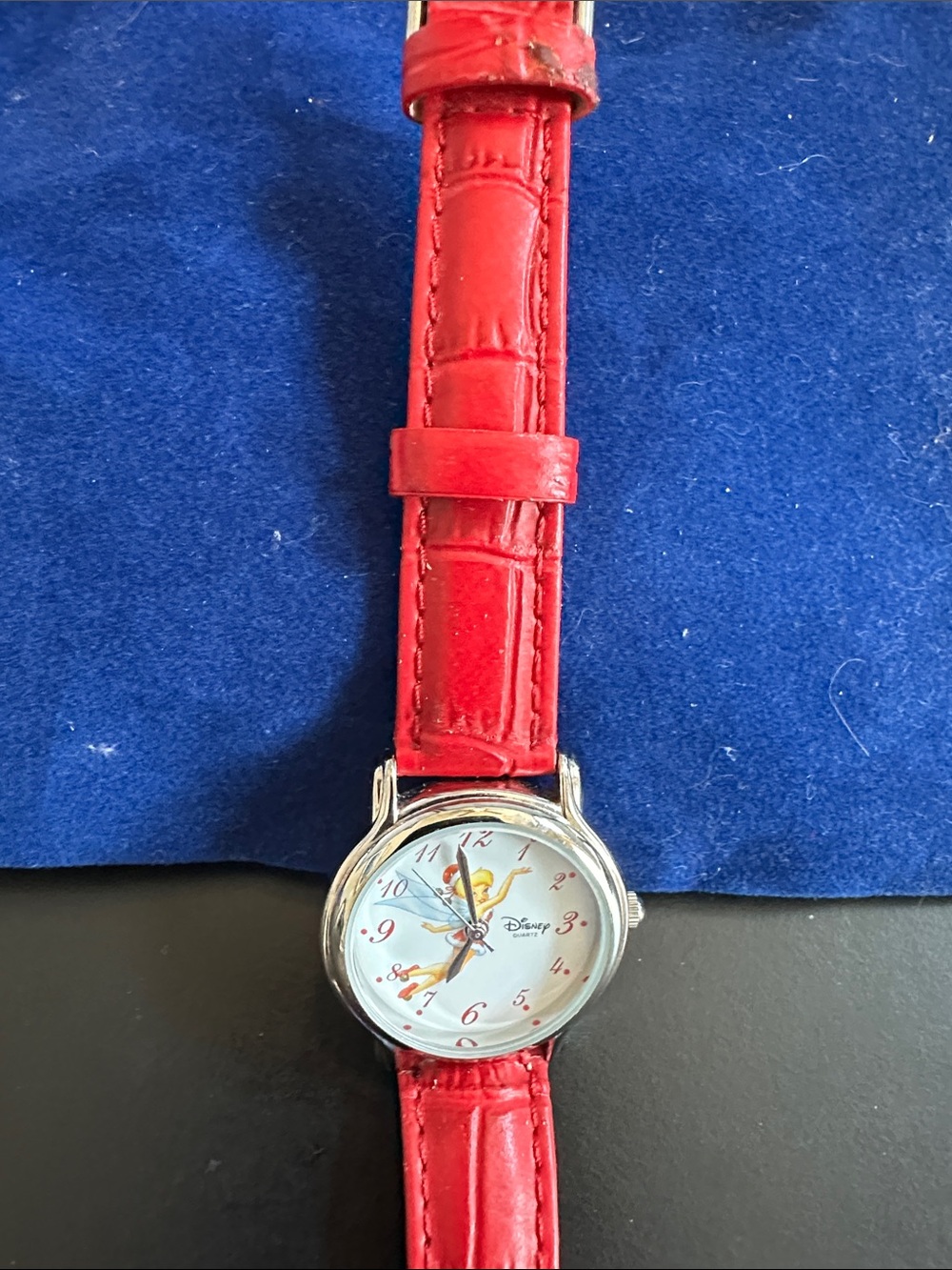 Disney Red Strap Tinker Bell Watch